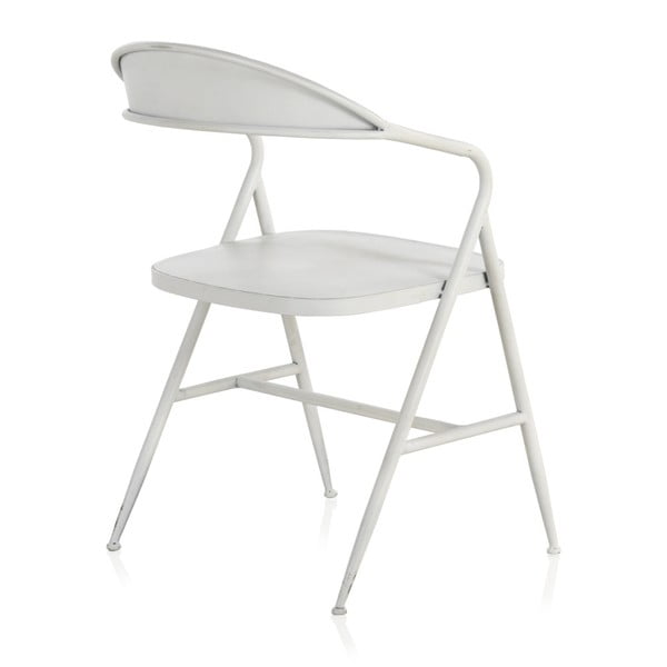 Bijela metalna fotelja Geese Industrial Style Puro-image-4