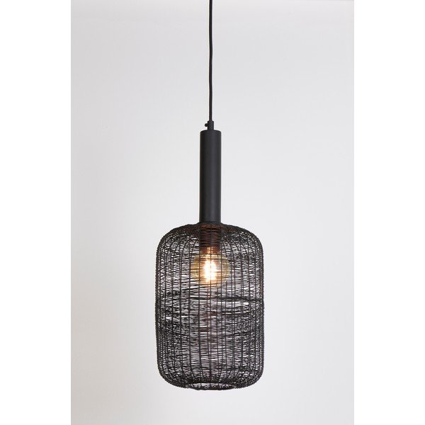 Crna stropna lampa ø 22 cm Lekang - Light & Living-image-1
