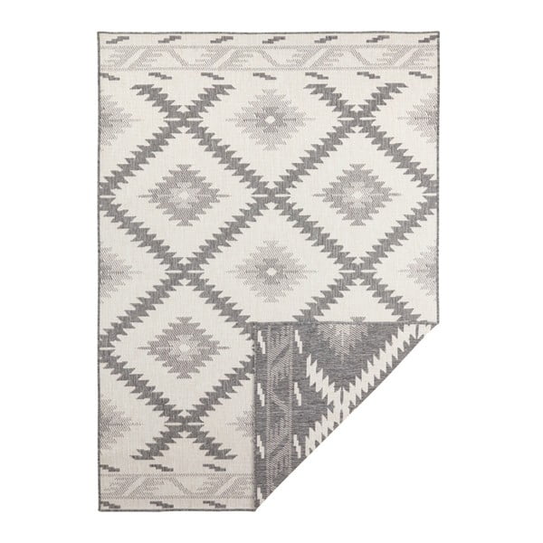 Sivo-krem vanjski tepih NORTHRUGS Malibu, 290 x 200 cm