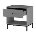 Sivi noćni ormarić Celine – Støraa