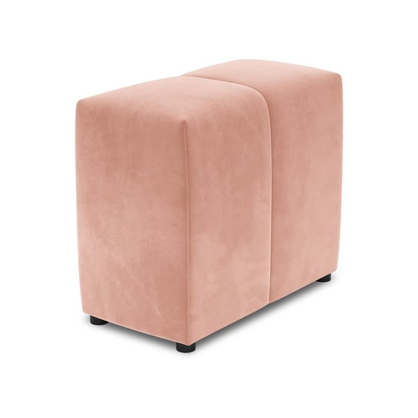 Ružičasti baršunasti naslon za modularnu sofu Rome Velvet - Cosmopolitan Design
