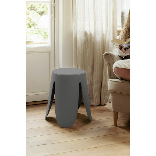 Antracitno sivi plastični stolac Comiso – Wenko-image-1