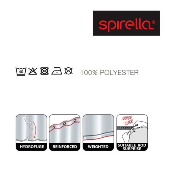 Tuš zavjesa 180x200 cm Ricco – Spirella-image-4