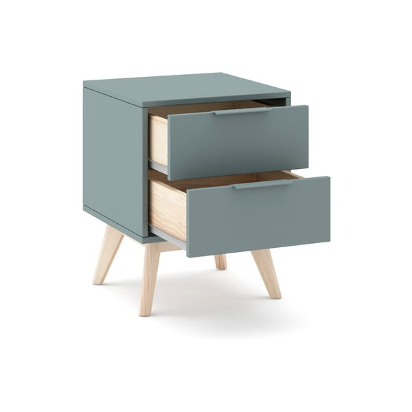 Noćni ormarić prljavo zeleni Pisco – Marckeric-image-2