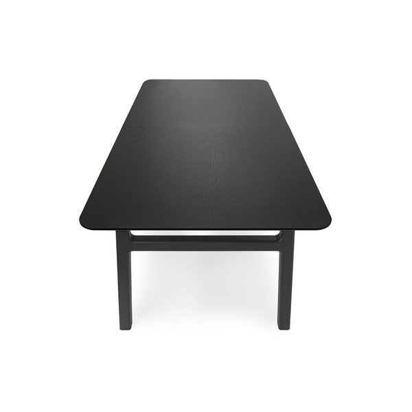 Proširiv blagovaonski stol s dodatnom pločom u dekoru hrasta 90x180 cm Curved – Woodman-image-4