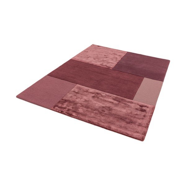 Tamnoružičasti tepih Asiatic Carpets Tate Tonal Textures, 120 x 170 cm-image-2