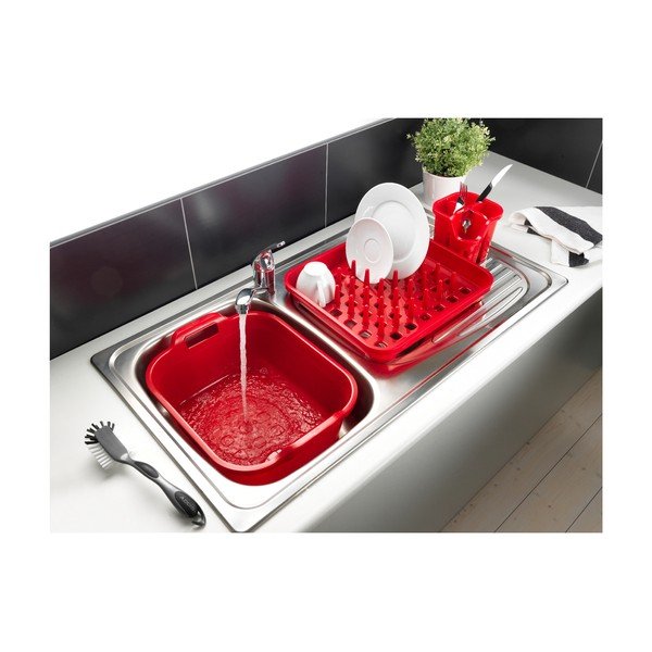 Crveni ocjeđivač za pribor za jelo Addis Signature-image-1