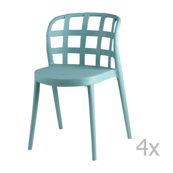 Set od 4 blagovaonske stolice s mentolom sømcasa Gina