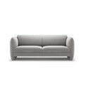 Svijetlo siva baršunasti sofa 204 cm Georgia – Micadoni 