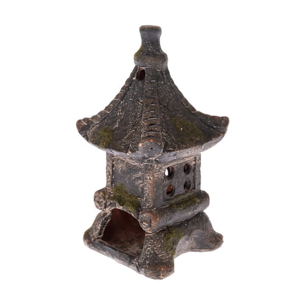 Crni keramički svijećnjak Dakls Pagoda