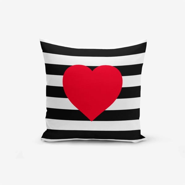 Navlaka za jastuk Minimalist Cushion Covers Navy Heart, 45 x 45 cm