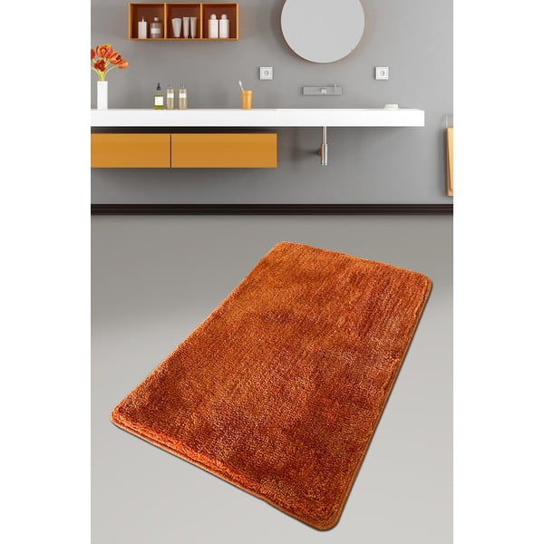 Narančasta kupaonska prostirka 60x100 cm Colors Of – Foutastic-image-1