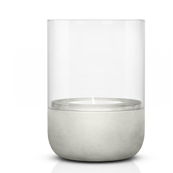 Stakleni svijećnjak s betonskom podlogom Blomus-image-1