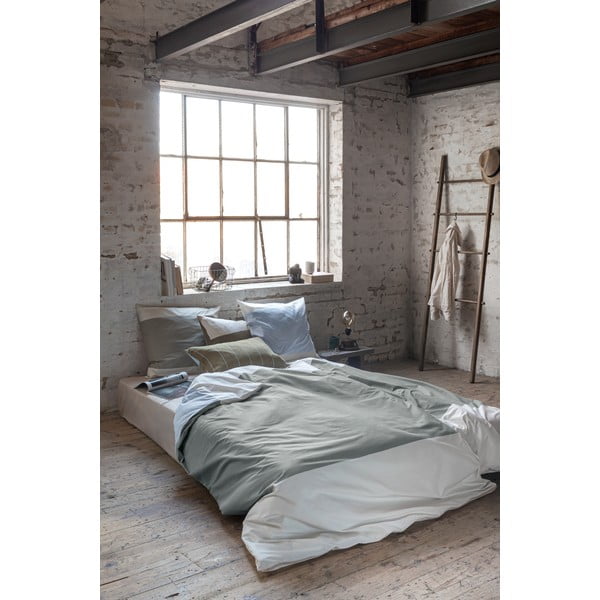 Kaki zelena posteljina za krevet za jednu osobu od pamučnog perkala 140x200 cm Colore – Mette Ditmer Denmark-image-2