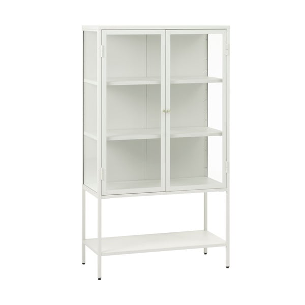 Bijela metalna vitrina 90x160 cm Carmel – Unique Furniture-image-1