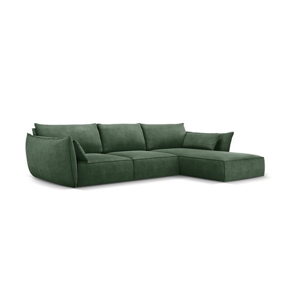 Tamno zelena kutna garnitura (desni kut) Vanda - Mazzini Sofas-image-2