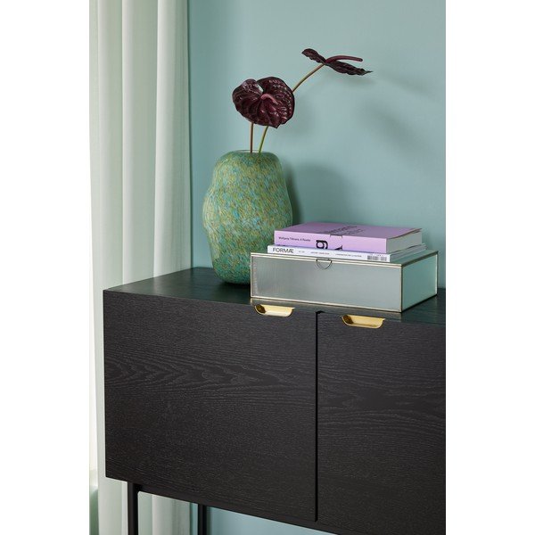 Zelena staklena ručno izrađena vaza (visina 29 cm) Miro – Hübsch-image-1