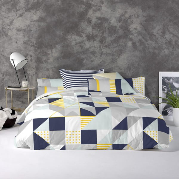 Pamučni prekrivač Blanc Geo Dot 140 x 200 cm-image-1