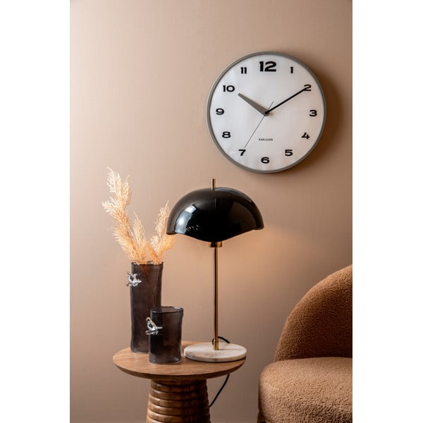 Zidni sat ø 40 cm Brisk Dome – Karlsson-image-1