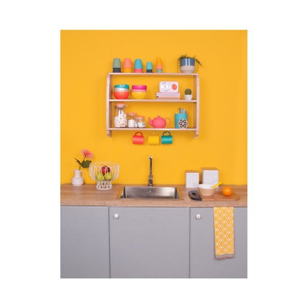 Neon ružičasta keramička šalica za cappuccino PT KITCHEN Silk-image-1
