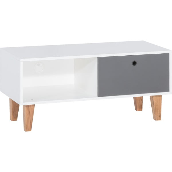 Bijelo-sivi stol za televizor Vox Concept