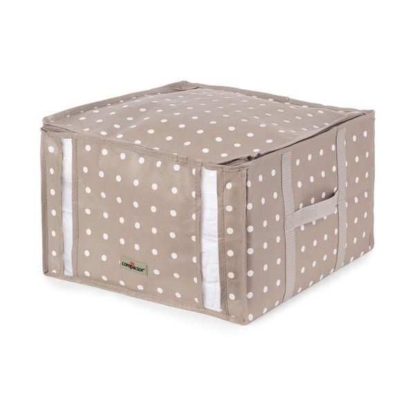 Svijetlo smeđa kutija za pohranu odjeće Compactor Rivoli, 42 x 40 cm