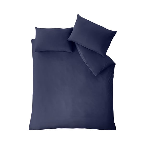 Tamno plava posteljina za bračni krevet 200x200 cm So Soft Easy Iron – Catherine Lansfield