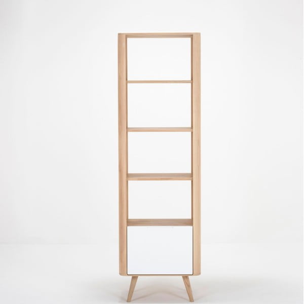 Biblioteka od hrastovine Gazzda Ena, 60 x 42 x 196 cm-image-2