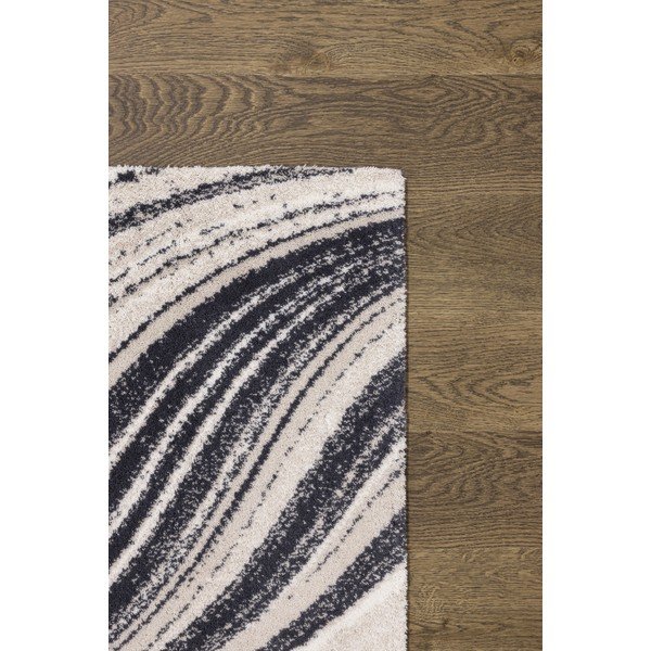 Sivo-krem vuneni tepih 133x180 cm Zebre – Agnella-image-3
