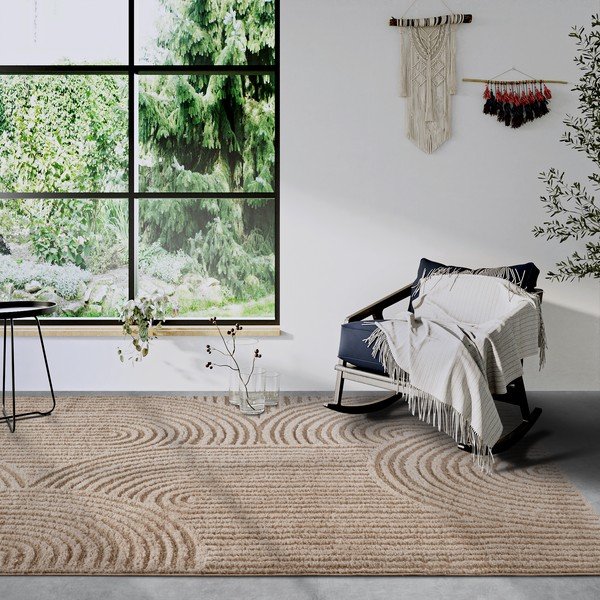 Bež tepih 200x280 cm Chappe Beige – Elle Decoration-image-1