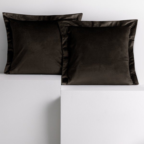 Set od 2 tamno smeđe jastučnice AmeliaHome Side, 45 x 45 cm-image-4