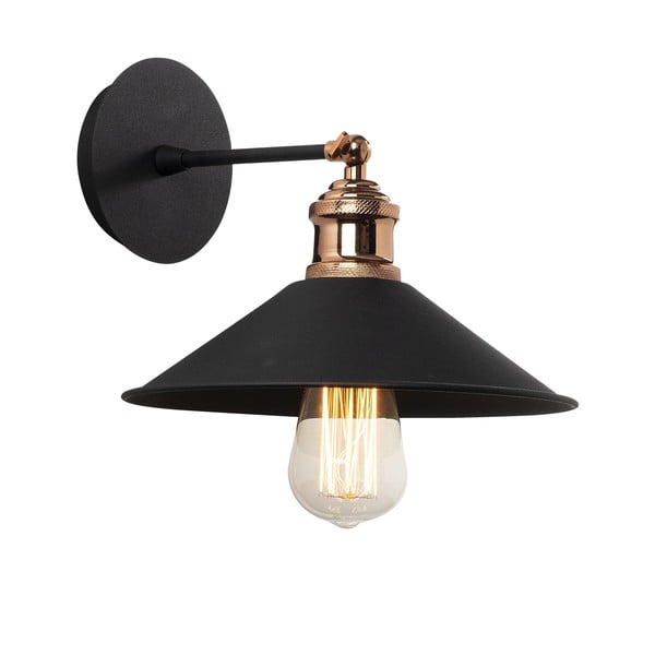 Crna zidna lampa ø 24 cm Berceste – Opviq lights-image-2