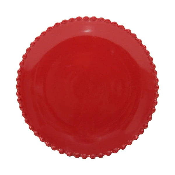 Desertni tanjur od rubina crvene boje Costa Nova Pearlrubi, ø 22 cm