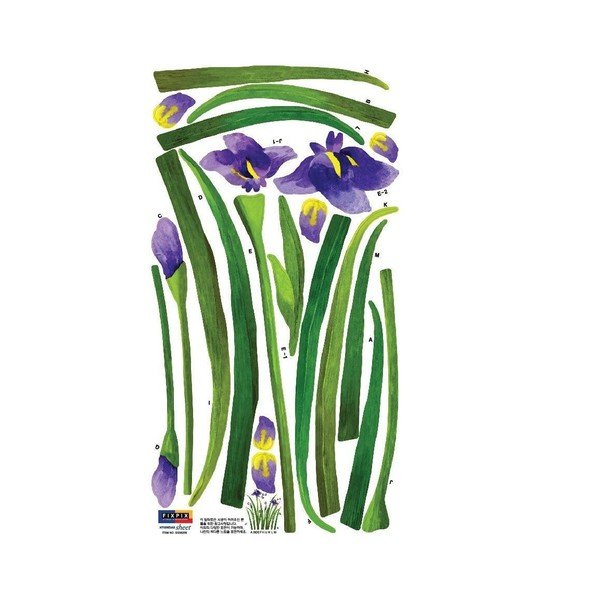 Naljepnica Iris Purple, 33x60 cm-image-1