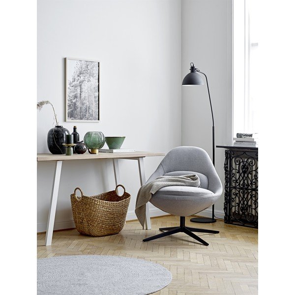 Sivi tepih Bloomingville Roxie, ⌀ 120 cm-image-1