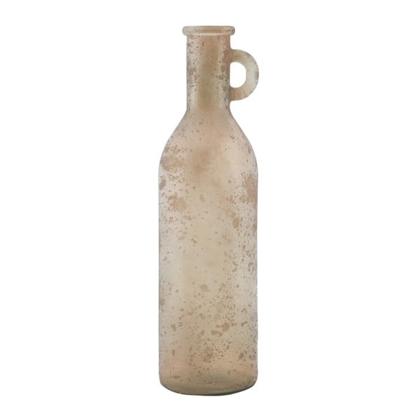 Bež vaza od recikliranog stakla Mauro Ferretti Rim, ⌀ 13 cm