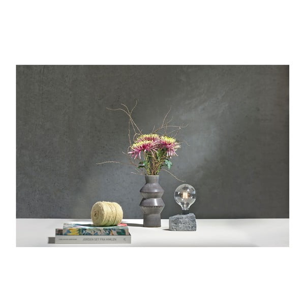 Tamnoplava zemljana vaza Villa Collection Rost, visina 30 cm-image-1