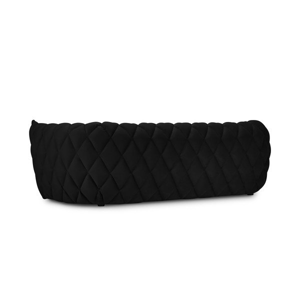 Crna baršunasti sofa 228 cm Flandrin – Interieurs 86-image-3