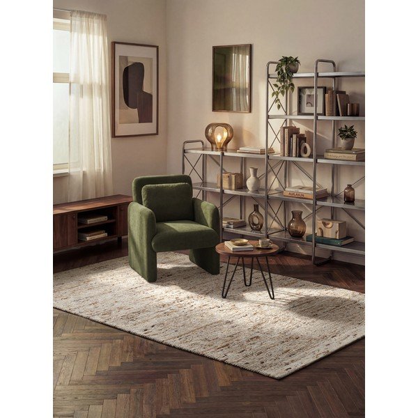 Bež ručno rađen vunen tepih 200x290 cm Bexley Woolwich – Ted Baker-image-1