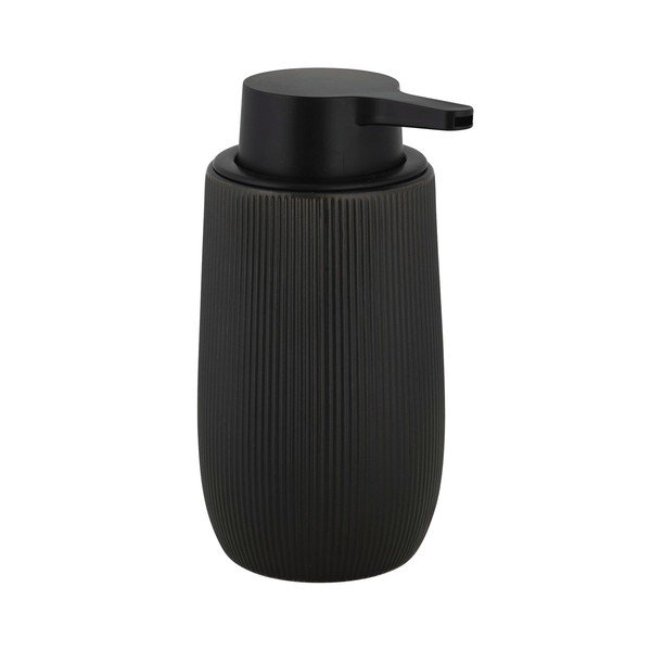 Crni plastičan dozator sapuna 400 ml Fablo – Wenko