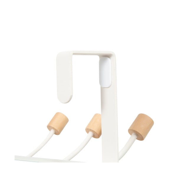 Metalna viseća vješalica za vrata sa 6 kukica Compactor-image-3