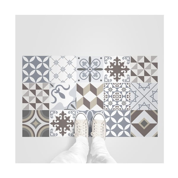 Vodootporma naljepnica za pod Ambiance Brown Style, 100 x 60 cm-image-4