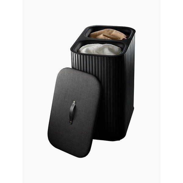 Crna bambusova košara za rublje 2x45 l Tota Luxe – Joseph Joseph-image-4