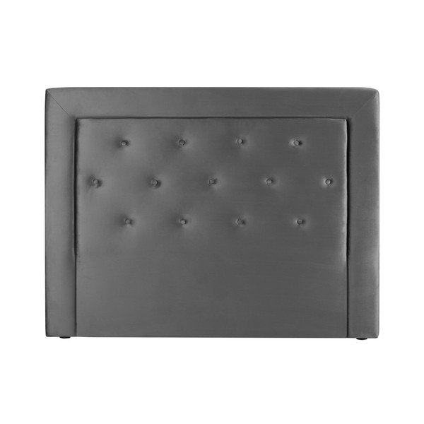 Sivo uzglavlje Cosmopolitan Design Cloud, širina 140 cm-image-2