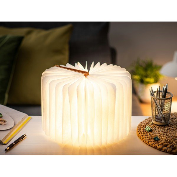 LED stolna lampa s tekstilnim sjenilom (visina 2,5 cm) Harmony – Gingko-image-4