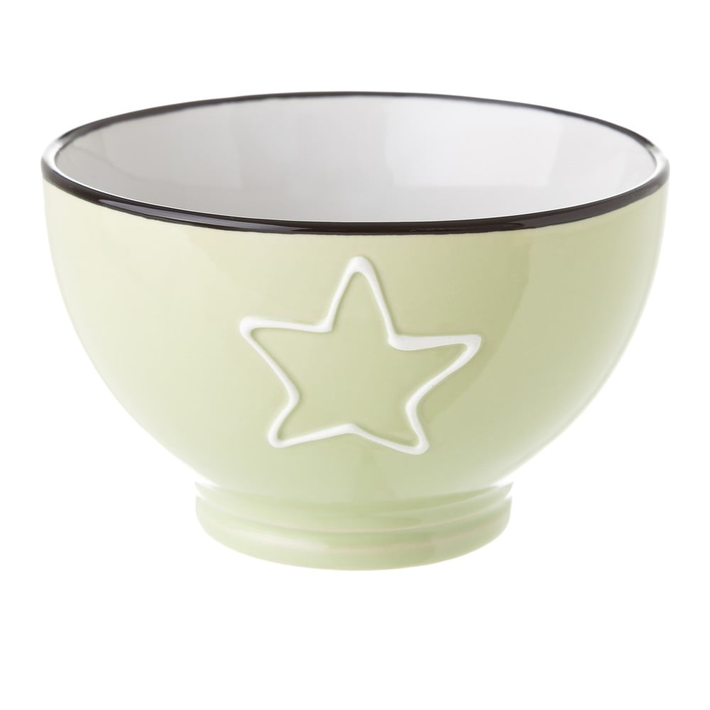 Zelena keramička zdjela Unimasa Star, 580 ml