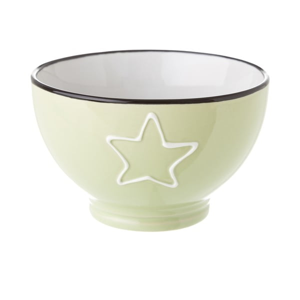 Zelena keramička zdjela Unimasa Star, 580 ml