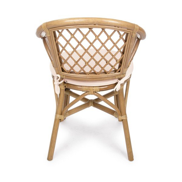 Vrtna stolica od masivnog drveta/od ratana u prirodnoj boji Athina – Bizzotto-image-4