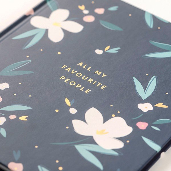 Adresar s ljepljivim naljepnicama Busy B Navy Blush, 104 stranice-image-1