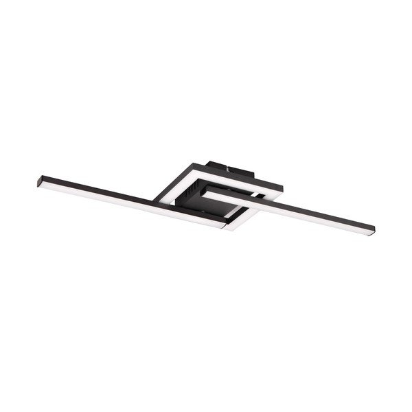 Crna LED stropna svjetiljka 16x54 cm Viale – Reality